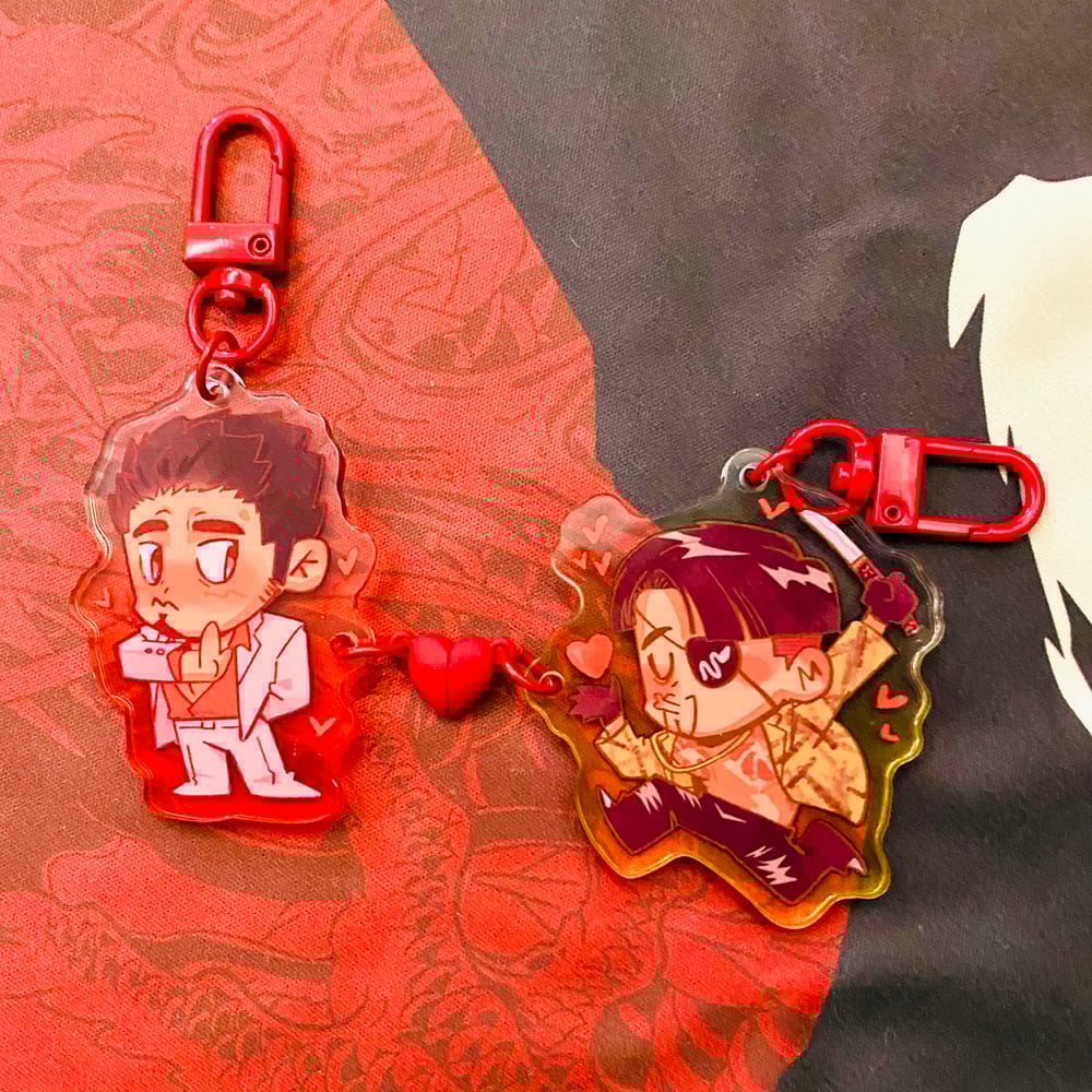 YKZ- KazuMaji Magnet Heart Charm Set