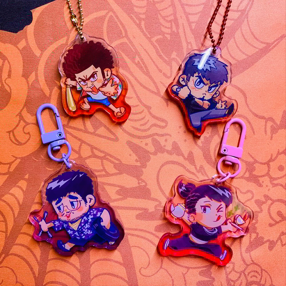 YKZ Character Keychains
