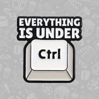 Under Control Enamel Pin