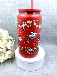 Image 4 of Nice or Naughty Nightmare Before Christmas Stainless Steel can tumbler 