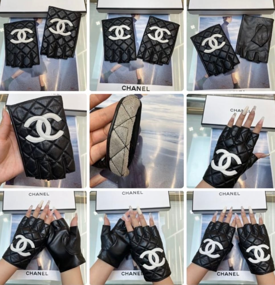 Image of Luxury genuine leather gloves