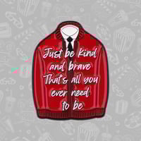 Fred's Sweater Enamel Pin