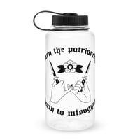 Burn the Patriarchy, Death to Misogyny Water Bottle