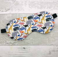 Image 1 of Liberty Safari Eye Mask // Liberty Sleep Mask // Animal Gift // Liberty Tana Lawn