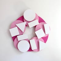 Image 1 of Abstract Rose Wreath