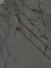 Image 7 of Waterdrop Angel Tear Necklace (Choose Metal) (Red or Green)