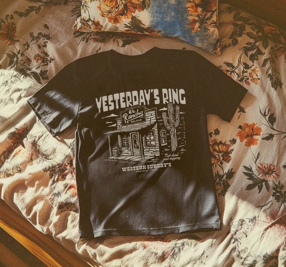 Image de Yesterday's Ring X Western Sundays " EL RANCHO " T-Shirt.