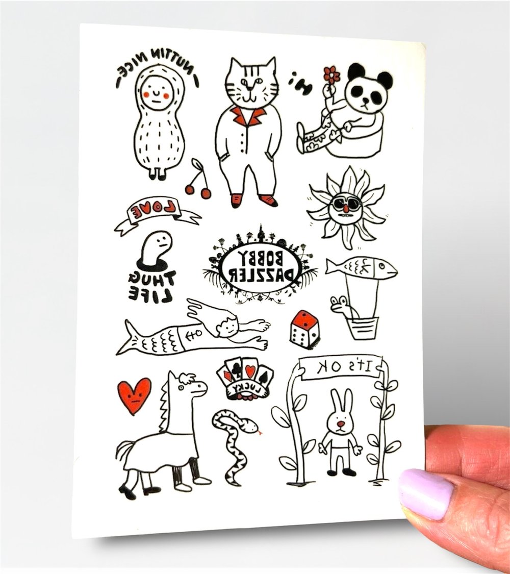 Image of temporary tattoos