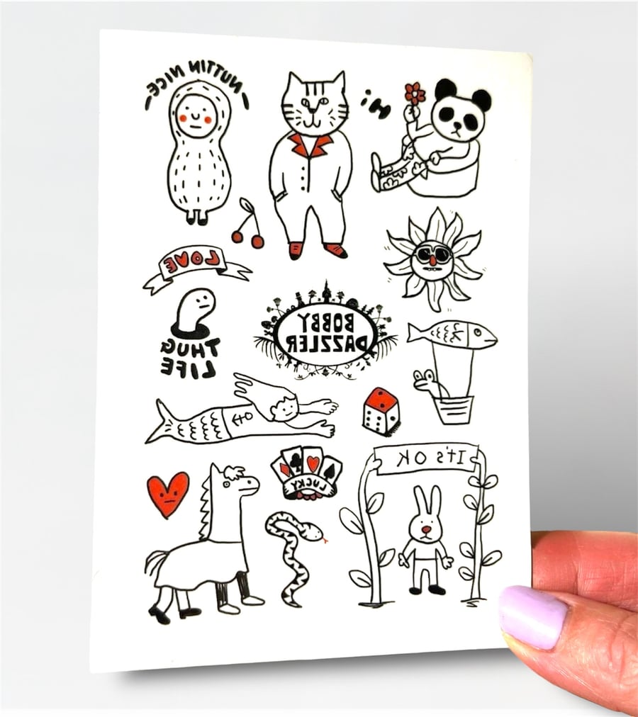 Image of temporary tattoos