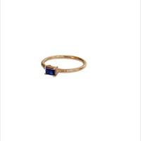 Image 2 of Mini Sparkling Sapphire Ring