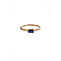 Image 1 of Mini Sparkling Sapphire Ring