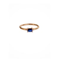 Image 1 of Mini Sparkling Sapphire Ring