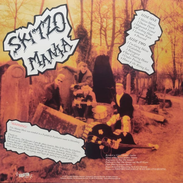 SKITZO - SKITZO MANIA (LP) RE