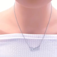 Image 2 of Faith Name Necklace 