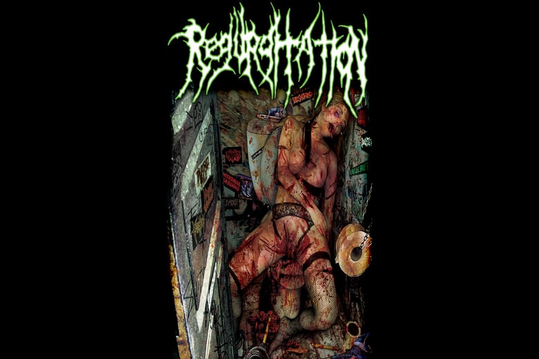 Image of REGURGITATION "Clitoraldectomy" 5x3 FLAG