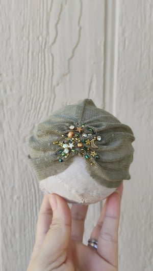 Image of Ooak turban NB hat