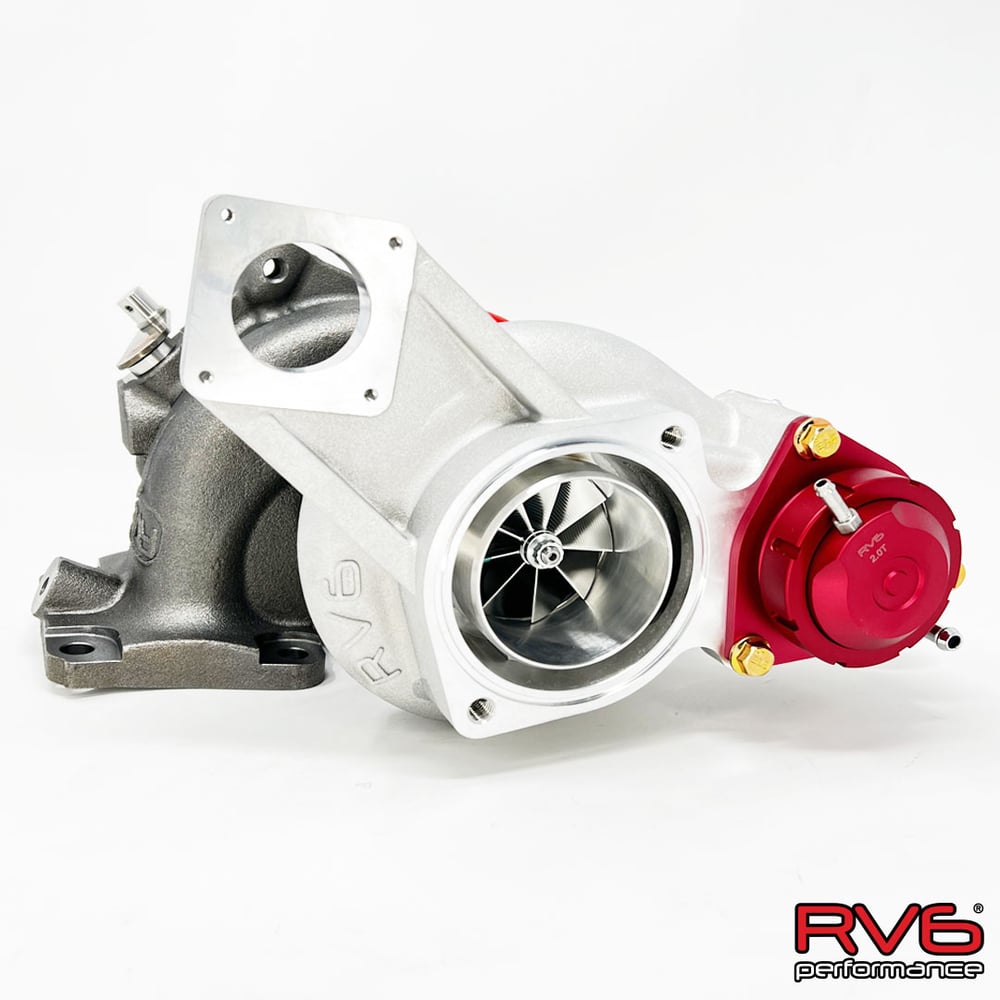 RV6 R660AS Antisurge/T51R RED Ball Bearing Turbo for Honda Civic FK8 2.0T w/Carbon Fiber Inlet