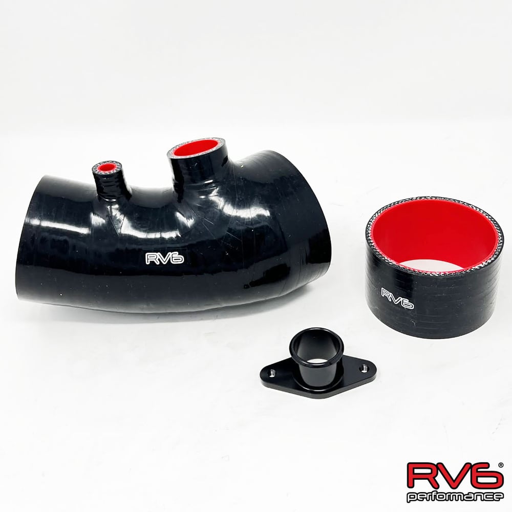 RV6 R660AS Antisurge/T51R RED Ball Bearing Turbo for Honda Civic FK8 2.0T w/Carbon Fiber Inlet