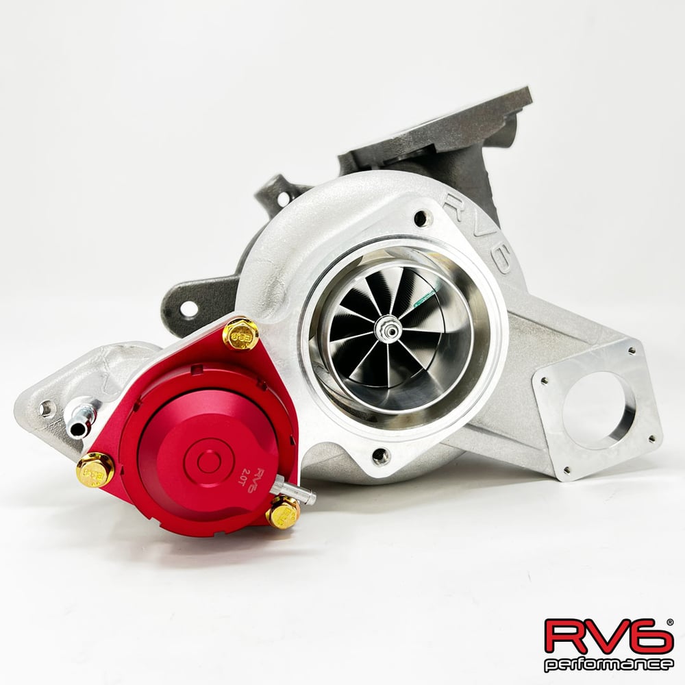 RV6 R660AS Antisurge/T51R RED Ball Bearing Turbo for Honda Civic FK8 2.0T w/Carbon Fiber Inlet