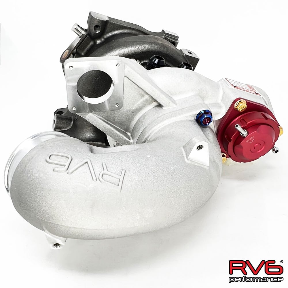 RV6 R660AS Antisurge/T51R RED Ball Bearing Turbo for Honda Civic FK8 2.0T w/Carbon Fiber Inlet