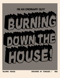 Image 2 of Burning Down The House Print