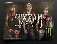 Sixx AM Signed 8x10 Monster Energy Promo Photo SIXX, ASHBA, CRUE, GNR, MOTLEY