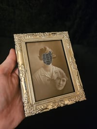 Image 3 of Vintage postcard faceless girls" - With Preserved Web 