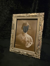 Image 1 of Vintage postcard faceless girls" - With Preserved Web 