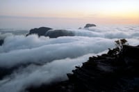 A sea of clouds