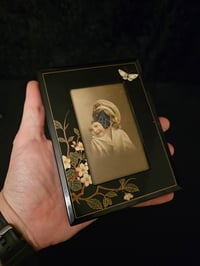 Image 1 of Vintage postcard faceless girls - Beautiful preserved web
