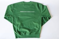 Image 2 of Kicks & Kulture 'Embroidered Patch' Crew / Forest Green