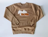 Image 1 of Kicks & Kulture 'Embroidered Patch' Crew / Latte