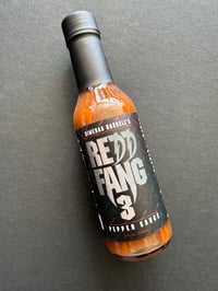 Image 5 of Dimebag Darrell's Redd Fang 3 Pepper (Hot) Sauce 5 Fluid Oz PANTERA Dallas Texas