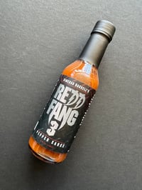 Image 1 of Dimebag Darrell's Redd Fang 3 Pepper (Hot) Sauce 5 Fluid Oz PANTERA Dallas Texas