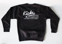 Image 2 of Kicks & Kulture 'Minimal Logo' Crew / Black
