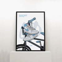 Image 2 of Sneaker Poster Jordan Air Ship x Nigel Sylvester “Bike Air” F&F