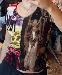 Image 4 of italian portrait mesh top