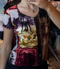 Image 5 of italian portrait mesh top