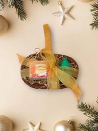 Image 1 of Christmas gift basket - Green Dwarf & Melomakarono soap