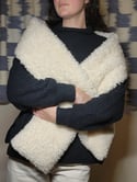Big Shearling Scarf