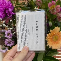 Image 1 of Jane Eyre Book Page Card Wallet, Charlotte Bronte 