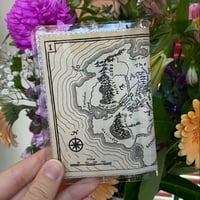 Image 2 of Shire Map, Lord of the Rings Book Page Card Wallet