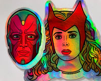 Image 2 of Wanda and Vision Sticker Combos