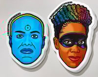 Image 1 of Dr. Manhattan and Sister Night Sticker Combo