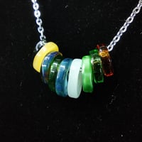 Image 1 of Sculpted beads mix fidget necklace