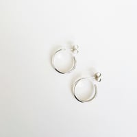 Image 1 of Simplicity Hoop- Silver- Made to Order