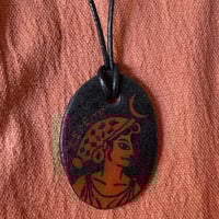 Black Terracotta Selene Pendant