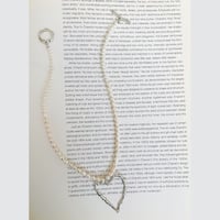 Image 5 of Destiny Heart Pearl Necklace-In Stock