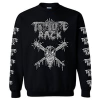 Torture Rack " Head and Clubs "  Sweatshirt with Sleeve Prints 
