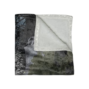 Image of Under Cover of Darkness | Crushed Velvet Throw Blanket